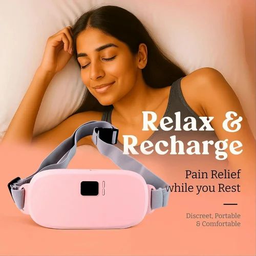 Rechargeable Smart Warm Palace Belt | Portable Cordless Periods Cramps Relief Machine