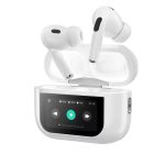 Bluetooth wireless earbuds with display
